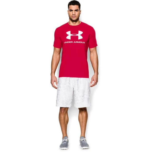 Pánske tričko Under Armour CC Sportstyle Logo - True Gray Heather