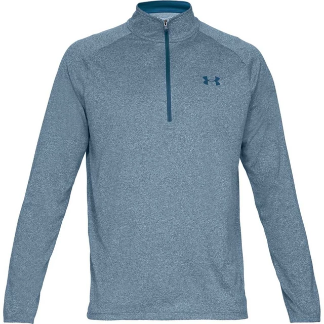 Pánske tričko Under Armour Tech 2.0 1/2 Zip - Academy/Steel