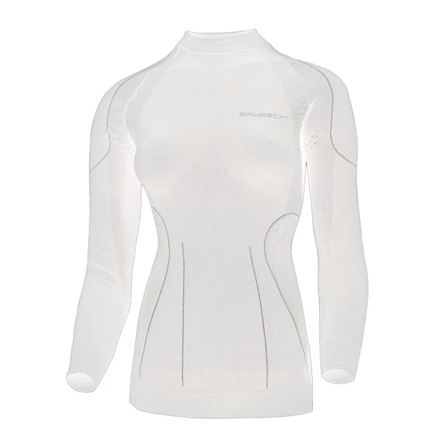 Women's functional T-shirt Brubeck THERMO short-sleeve - White - White