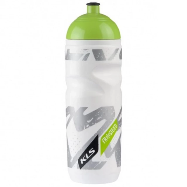 Cyklistická termo fľaša Kellys Tundra - bielo-zelená