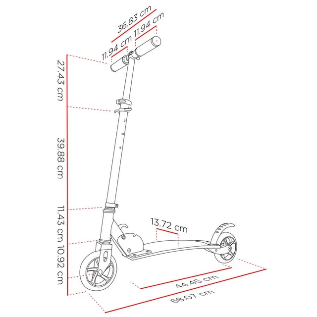 Folding Scooter Street Surfing City Kicker Road Seeker