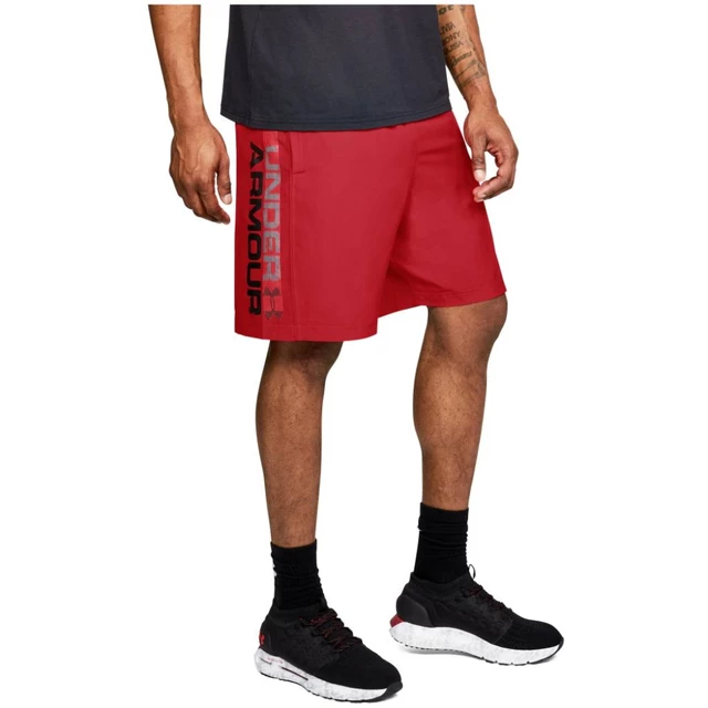 Men’s Shorts Under Armour Woven Graphic Wordmark - Royal/Steel