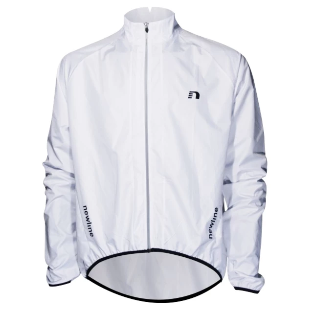 Unisex cyklistická bunda Newline Windbreaker JKT - S - bílá