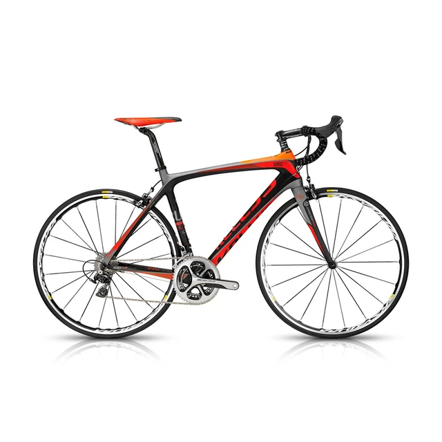 Cestný bicykel KELLYS URC 90 - model 2015 - červeno-šedá - červeno-šedá