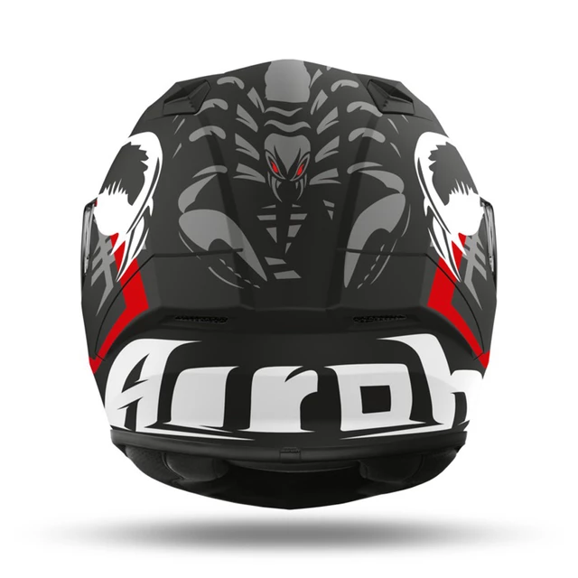 Moto přilba Airoh Valor Claw bílá/černá/červená matná 2021