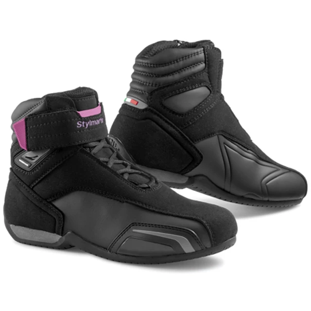 Moto topánky  Stylmartin Vector Lady - čierno-ružová - čierno-ružová