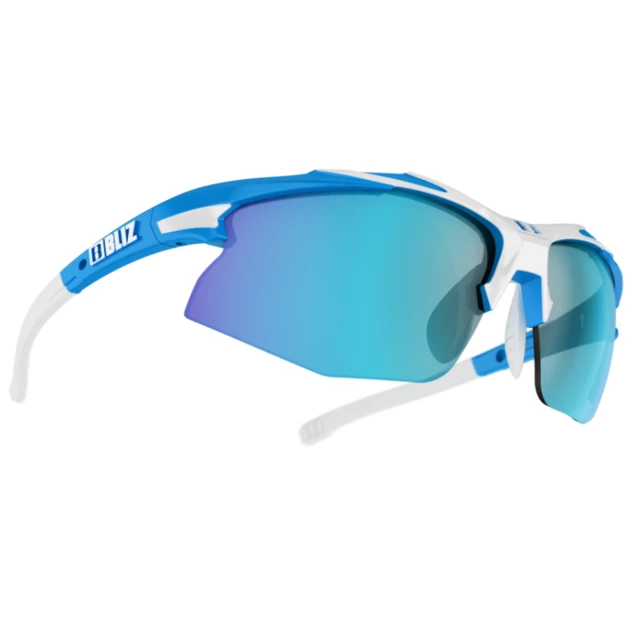 Cycling Glasses Bliz Velo XT Small - White-Blue