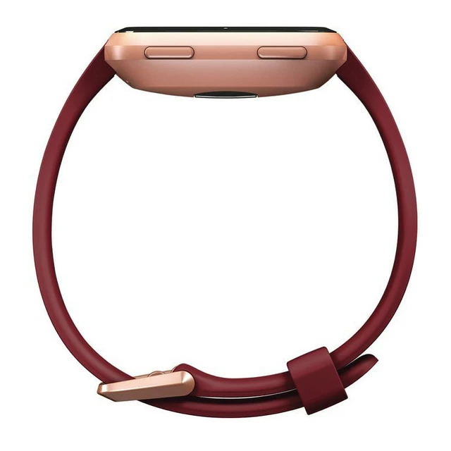 Chytré hodinky Fitbit Versa Merlot Band/Rose Gold Case