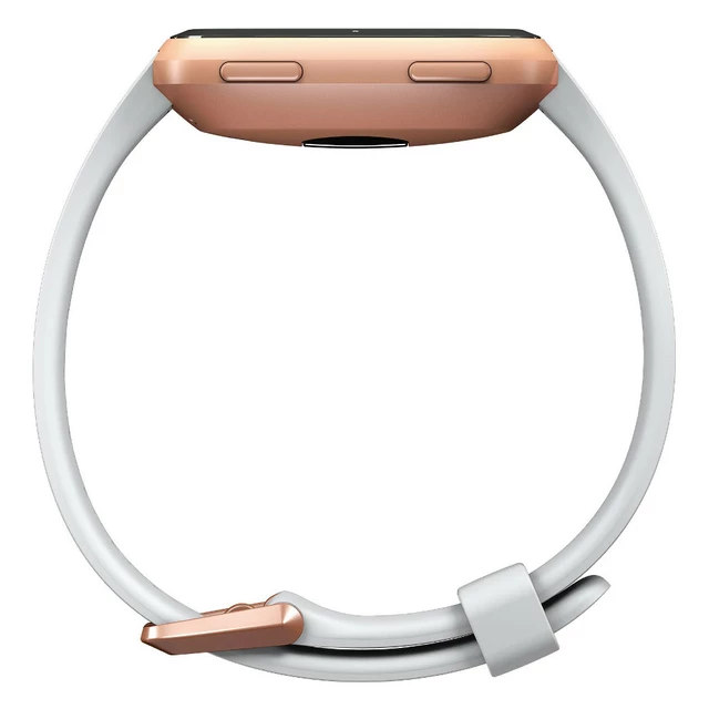 Inteligentné hodinky Fitbit Versa White Band/Rose Gold Case