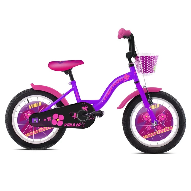 Rower dziecięcy Capriolo Viola 20" - model 2020 - Różowy - Fioletowy