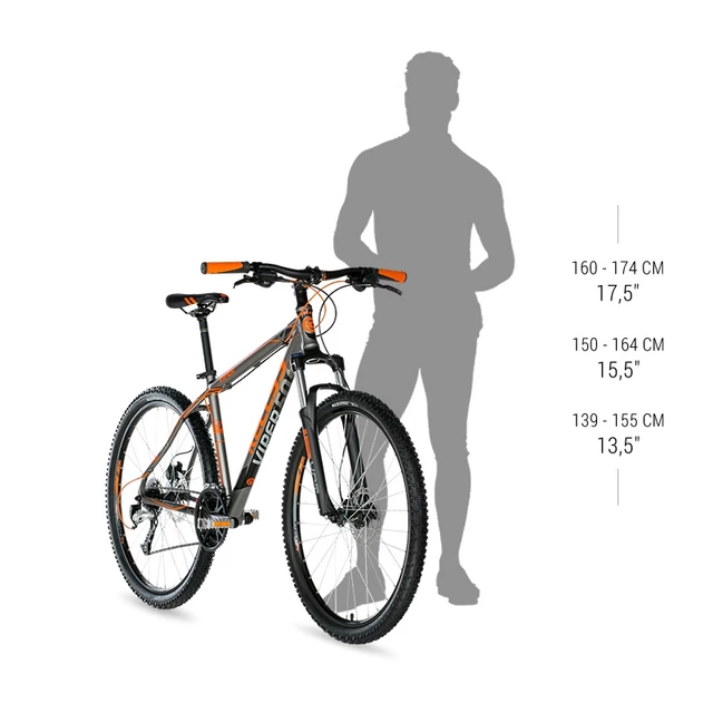 KELLYS VIPER 30 26" Mountainbike - Modell 2018 - Black Orange