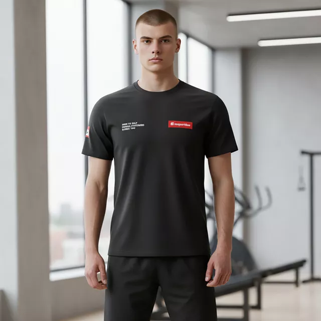 Tričko inSPORTline Signature - černá