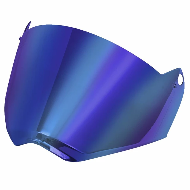 Replacement Visor for LS2 MX436 Pioneer Helmet - Iridium Blue - Iridium Blue