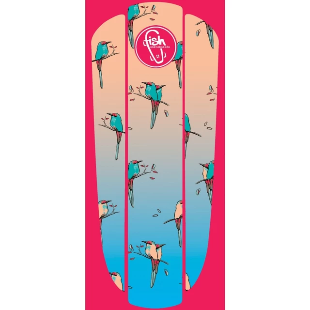 Matrica műanyag gördeszkára Fish Classic 22" - Kaktusz - Red Birds