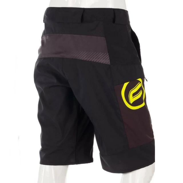 Crussis Radhose - schwarz/gelb fluo