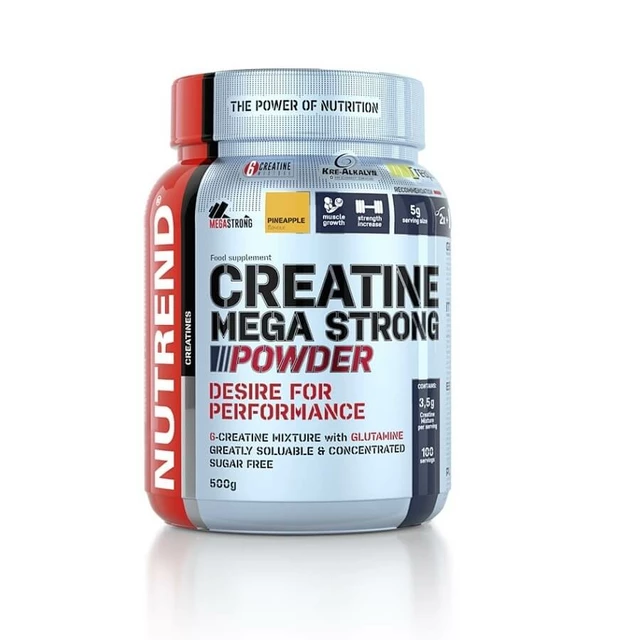 Creatine Nutrend Creatine Mega Strong Powder 500g - Pineapple