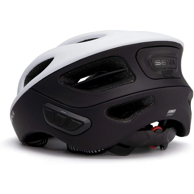 Cycling Helmet SENA R1 with Integrated Headset - Matte White