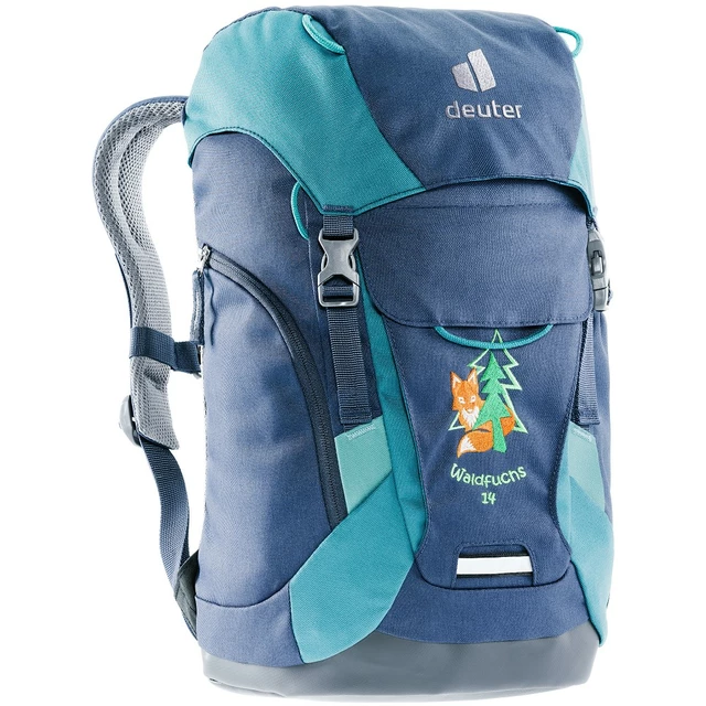 Children’s Backpack Deuter Waldfuchs 14 - Maron-Cardinal - Midnight-Petrol