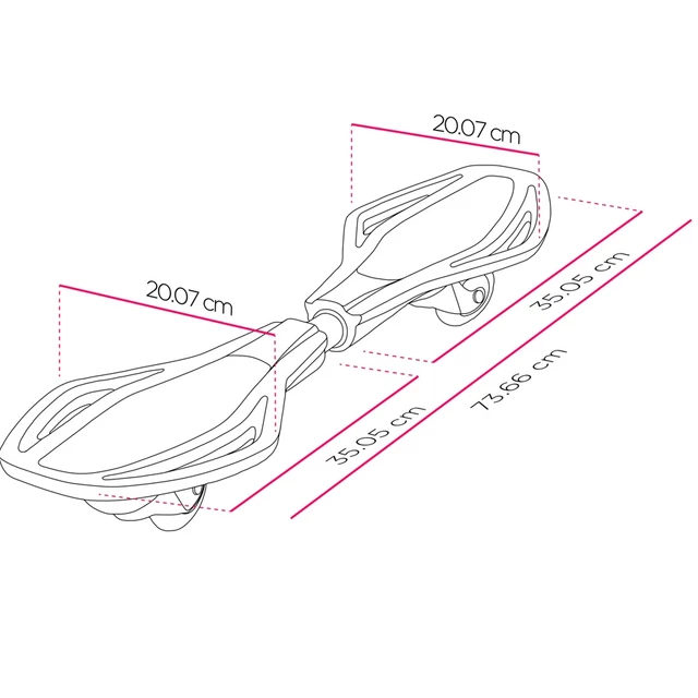 Dziecięcy waveboard Street Surfing Mini SL - Blocks