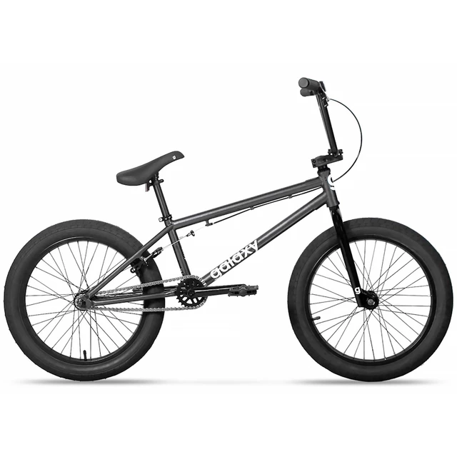 BMX bicykel Galaxy Whip 20" 8.0 - strieborná - šedá