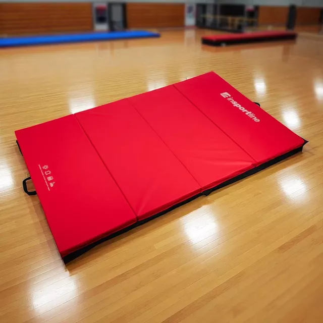 Składany materac gimnastyczny mata inSPORTline Kvadfold 200x120x5 cm
