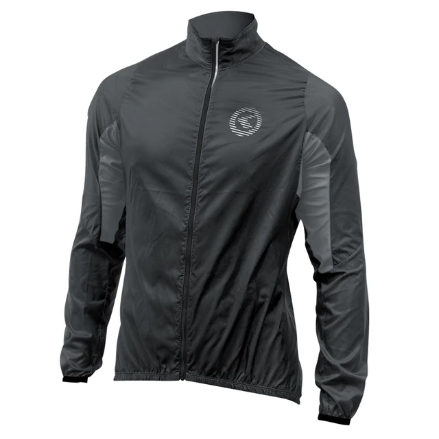 Kellys Wind Pack Unisex Fahrradjacke - schwarz-grau, XL - schwarz-grau