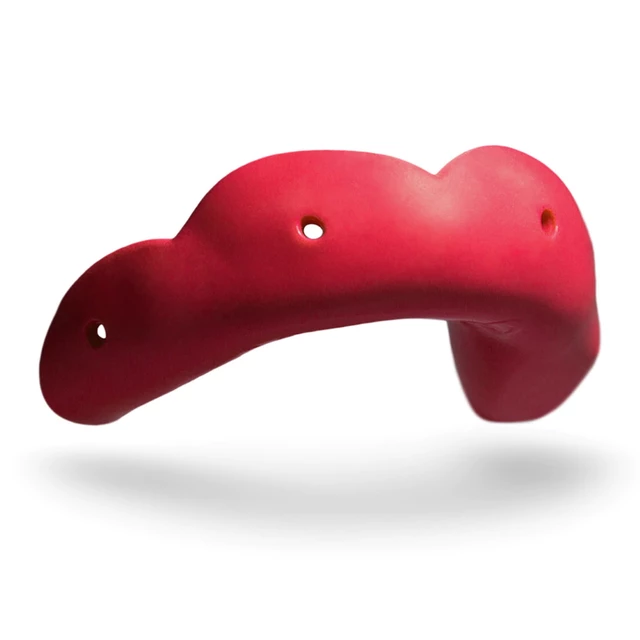 Mouthguard SISU GO - Snow White - Intense Red