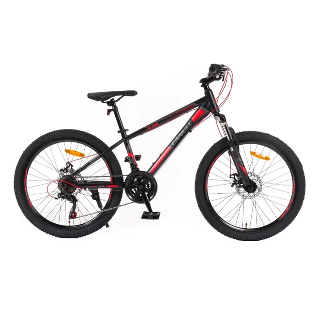 Juniorské kolo Canull XC 240 24" - model 2026 - černá/červená - černá/červená