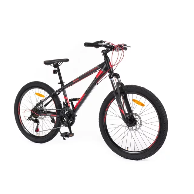 Juniorské kolo Canull XC 240 24" - model 2026 - černá/červená