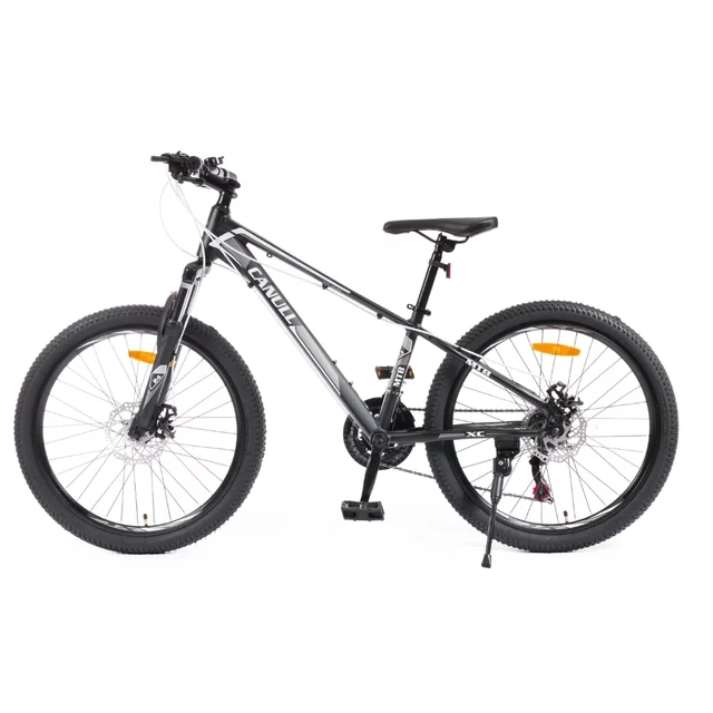 Juniorské kolo Canull XC 241 24" - model 2026 • 137-152 cm - černá/bílá
