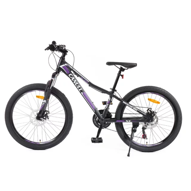 Juniorské kolo Canull XC 241 24" - model 2026 • 137-152 cm - černá/bílá