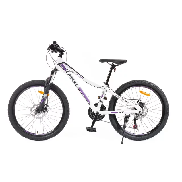 Juniorské kolo Canull XC 241 24" - model 2026 • 137-152 cm - černá/bílá