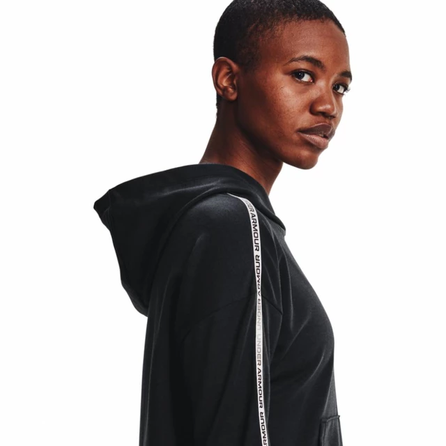 Dámska mikina Under Armour Rival Terry Taped Hoodie - Black