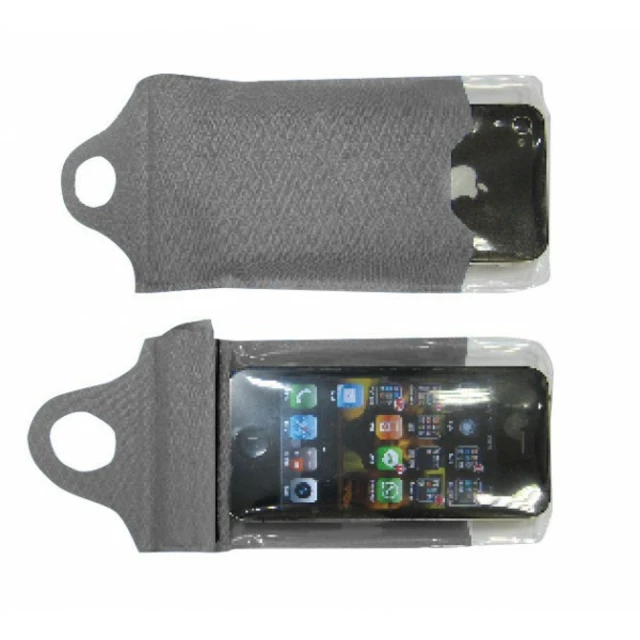 Nepromokavý obal na telefon Yate 14x10 cm - šedá - šedá