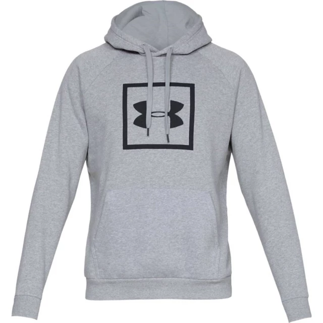 Pánska mikina Under Armour Rival Fleece Logo Hoodie - XL - Steel Light Heather/Black