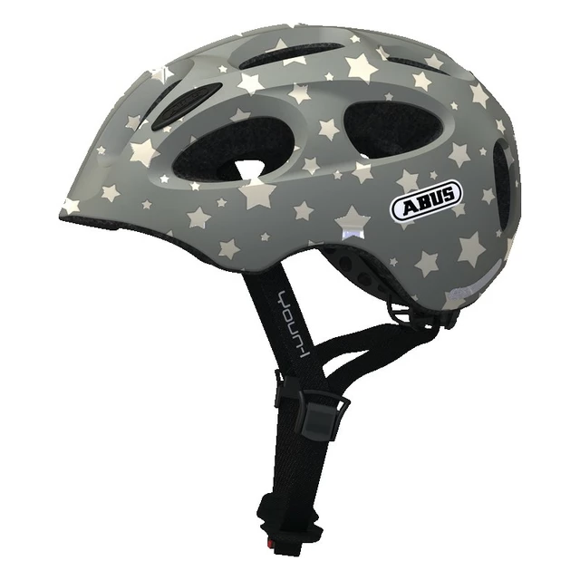 Children’s Cycling Helmet Abus Youn-I - Blue, M (52-57) - Grey Star