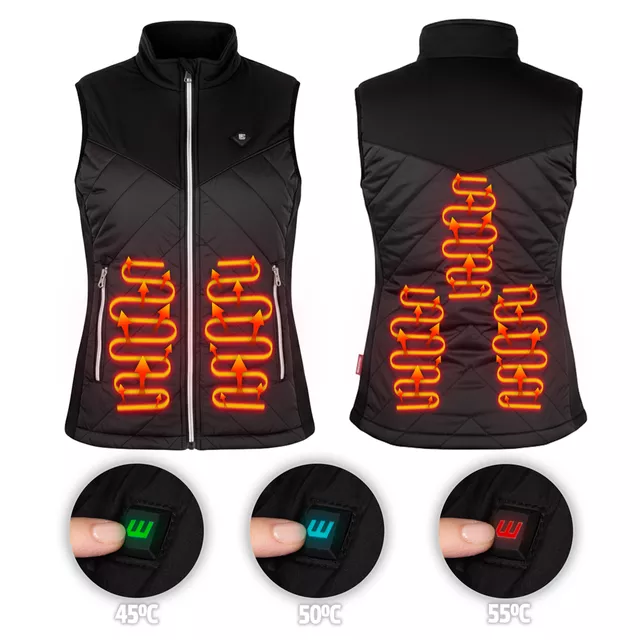 Dámská vyhřívaná vesta inSPORTline WARMher