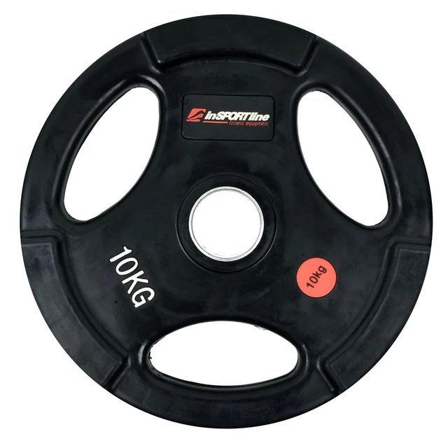 Pogumovaný kotouč inSPORTline OLYMPIC 10kg 50 mm