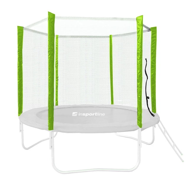 Trampoline Safety Net Without Poles inSPORTline Froggy PRO 305 cm – for 6 poles - Green - Green
