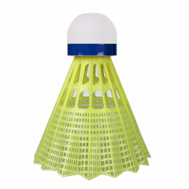Badmintonové košíky Yonex Mavis 600 - žltý košík - modrý pruh