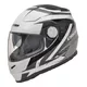 Motorcycle Helmet Cassida Evo - Black-White - Black-White