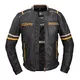 Pánska kožená moto bunda W-TEC Traction - čierna, 4XL