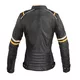 Damen Leder Motorradjacke W-TEC Traction Lady - schwarz