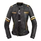 Damen Leder Motorradjacke W-TEC Traction Lady - schwarz