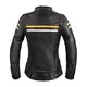 Damen Leder Motorradjacke W-TEC Stripe Lady