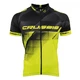 Cyklistický dres Crussis CSW-046 - černá-fluo žlutá - černá-fluo žlutá
