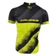Cycling Jersey Crussis - Black-Fluo Yellow, XS