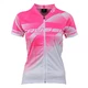 Dámsky cyklistický dres Crussis CSW-048 - M - bielo-ružová