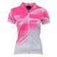 Women’s Cycling Jersey Crussis - White-Pink