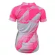 Women’s Cycling Jersey Crussis - White-Pink